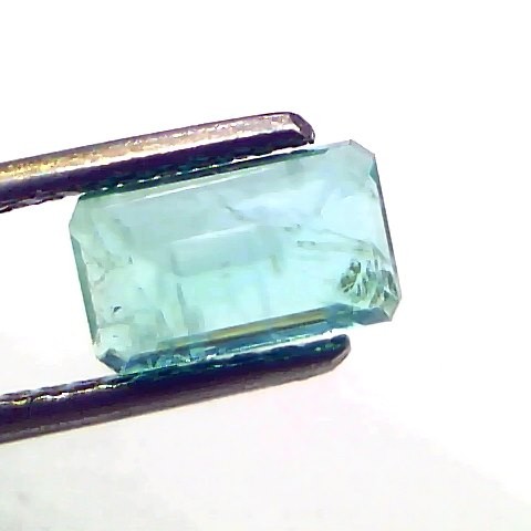 1.47 Ct GII Certified Untreated Natural Colombian Emerald Gemstone AAA