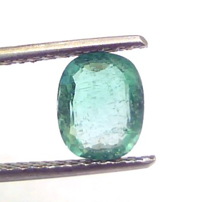 1.49 Ct Untreated Natural Zambian Emerald Gemstone Panna Gems