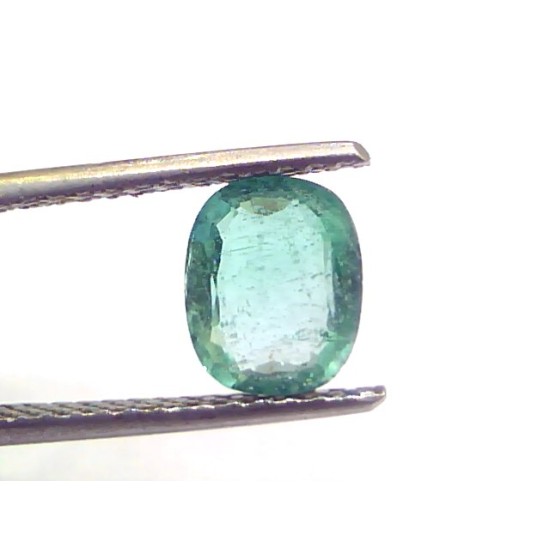 1.49 Ct Untreated Natural Zambian Emerald Gemstone Panna Gems
