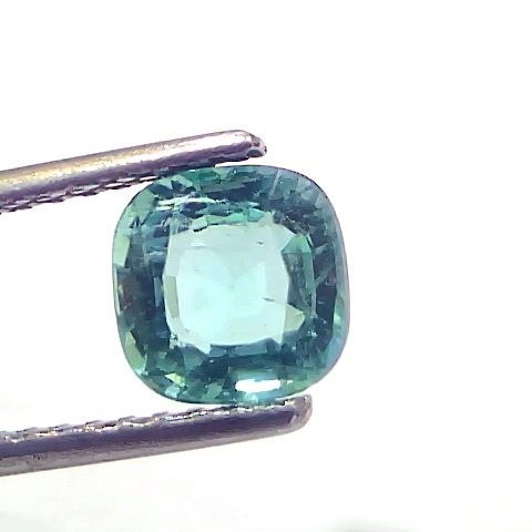 1.53 Ct Certified Untreated Natural Zambian Emerald Gemstone Panna