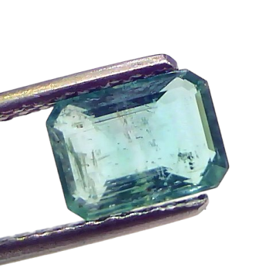1.50 Ct Certified Untreated Natural Zambian Emerald Gemstone Panna 1.50 Ct Certified Untreated Natural Zambian Emerald Gemstone Panna