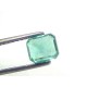 1.51 Ct Certified Untreated Natural Zambian Emerald Gemstone Panna