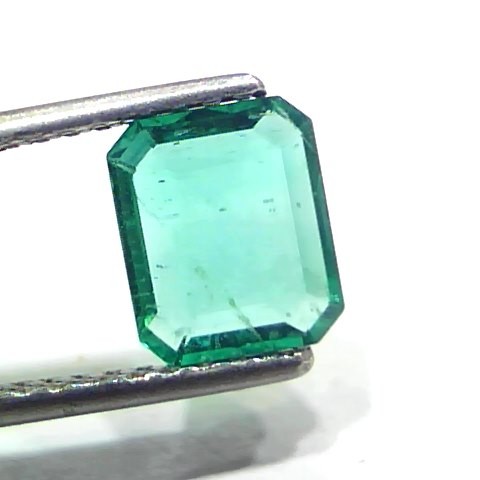 1.52 Ct GII Certified Untreated Natural Zambian Emerald Gems AAAAA