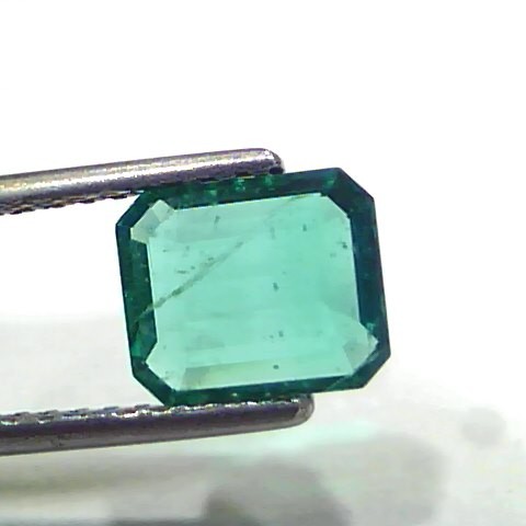 1.52 Ct GII Certified Untreated Natural Zambian Emerald Gems AAAAA