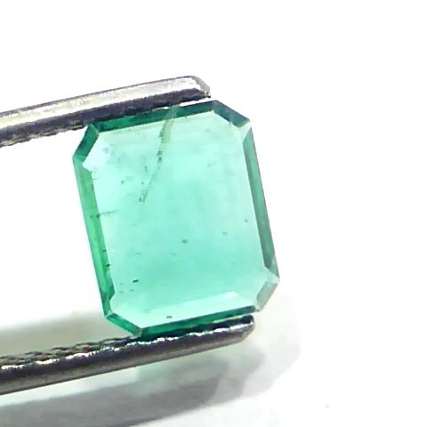 1.52 Ct GII Certified Untreated Natural Zambian Emerald Gems AAAAA