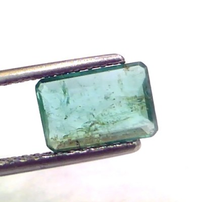 1.54 Ct Untreated Natural Zambian Emerald Gemstone Panna Gems