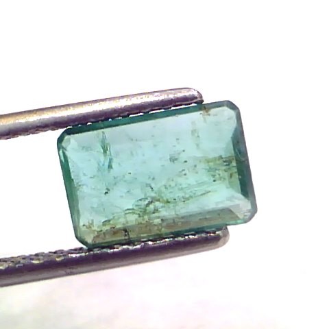1.54 Ct Untreated Natural Zambian Emerald Gemstone Panna Gems