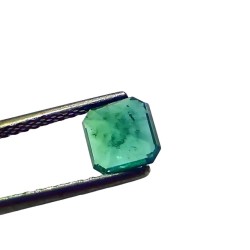 1.53 Ct GII Certified Untreated Natural Zambian Emerald Panna AAAA 1.53 Ct GII Certified Untreated Natural Zambian Emerald Panna AAAA