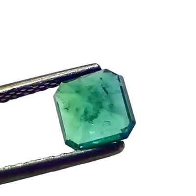 1.53 Ct GII Certified Untreated Natural Zambian Emerald Panna AAAA 1.53 Ct GII Certified Untreated Natural Zambian Emerald Panna AAAA
