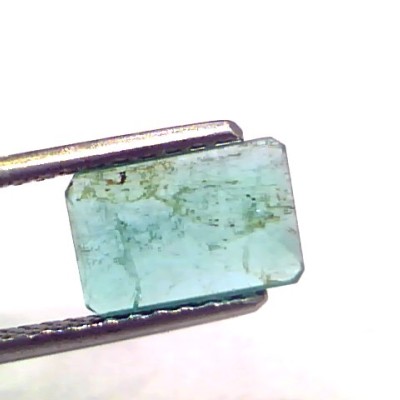 1.54 Ct Untreated Natural Zambian Emerald Gemstone Panna Gems