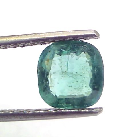 1.54 Ct Untreated Natural Zambian Emerald Gemstone Panna Gems
