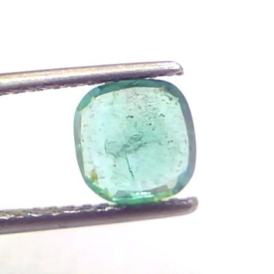 1.54 Ct Untreated Natural Zambian Emerald Gemstone Panna Gems