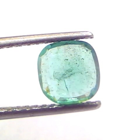 1.54 Ct Untreated Natural Zambian Emerald Gemstone Panna Gems