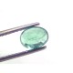 1.50 Ct Certified Untreated Natural Zambian Emerald Gemstone Panna