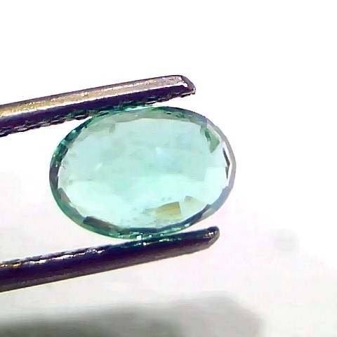 1.56 Ct GII Certified Untreated Natural Colombian Emerald Gemstone AAA