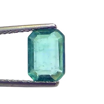 1.57 Ct GII Certified Untreated Natural Zambian Emerald Panna Gems 1.57 Ct GII Certified Untreated Natural Zambian Emerald Panna Gems