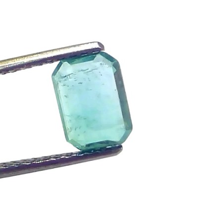 1.57 Ct GII Certified Untreated Natural Zambian Emerald Panna Gems 1.57 Ct GII Certified Untreated Natural Zambian Emerald Panna Gems
