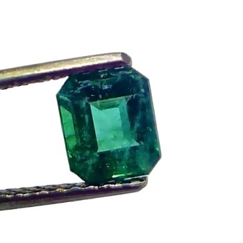1.58 Ct GII Certified Untreated Natural Zambian Emerald Panna AAAA