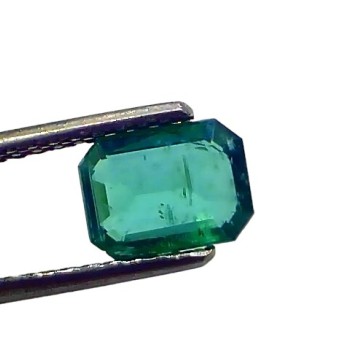 1.58 Ct GII Certified Untreated Natural Zambian Emerald Panna AAA