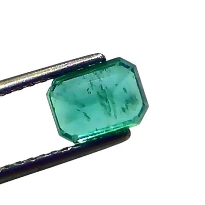 1.58 Ct GII Certified Untreated Natural Zambian Emerald Panna AAA