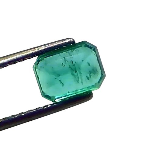1.58 Ct GII Certified Untreated Natural Zambian Emerald Panna AAA