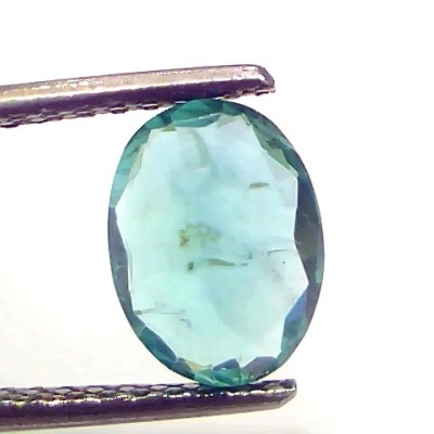 1.58 Ct GII Certified Untreated Natural Zambian Emerald Gemstone AAA