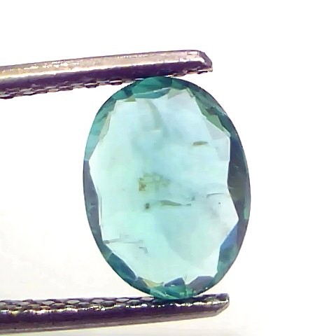 1.58 Ct GII Certified Untreated Natural Zambian Emerald Gemstone AAA