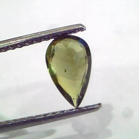 1.58 Carat Unheated Untreated Natural Srilankan Green Sapphire