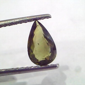 1.58 Carat Unheated Untreated Natural Srilankan Green Sapphire