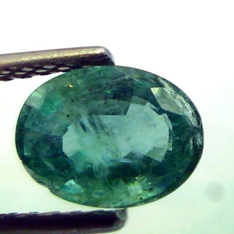 1.59 Ct Untreated Natural Zambian Emerald Gemstone Real Panna