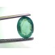 1.59 Ct GII Certified Untreated Natural Zambian Emerald Gemstone
