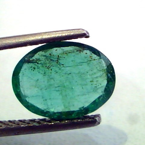 1.57 Ct Unheated Untreated Natural Zambian Emerald Panna Gems AA