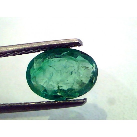 1.58 Ct Unheated Untreated Natural Zambian Emerald Panna Gemstones