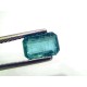 1.60 Ct Certified Untreated Natural Zambian Emerald Gemstone Panna