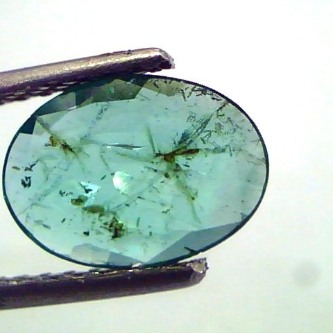 1.57 Ct Untreated Natural Zambian Emerald Gemstone,Panna