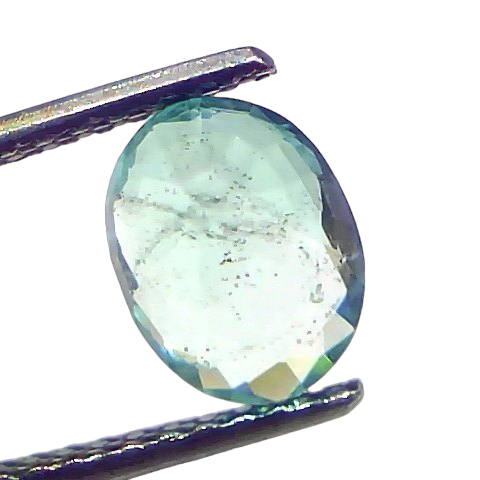 1.63 Ct GII Certified Untreated Natural Zambian Emerald Gemstone Panna 1.63 Ct GII Certified Untreated Natural Zambian Emerald Gemstone Panna