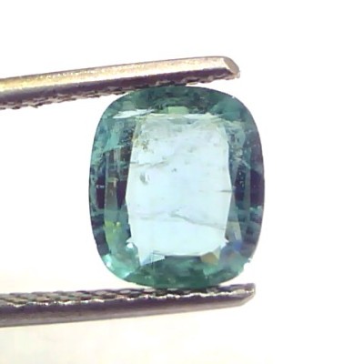 1.64 Ct Untreated Natural Zambian Emerald Gemstone Panna Gems