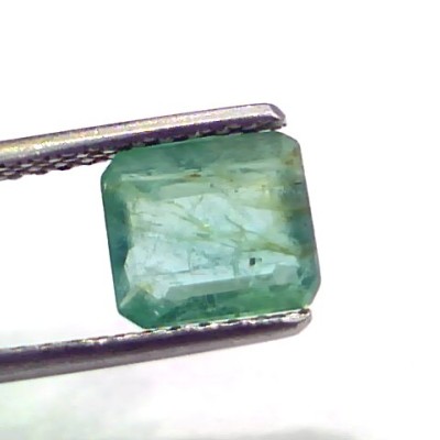 1.65 Ct Untreated Natural Zambian Emerald Gemstone Panna Gems
