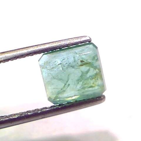 1.65 Ct Untreated Natural Zambian Emerald Gemstone Panna Gems
