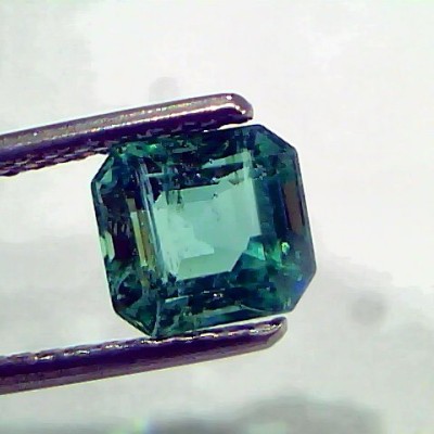 1.64 Ct IGI Certified Untreated Natural Zambian Emerald Gems AAA