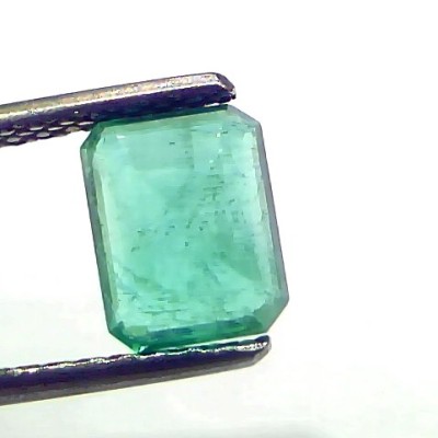 1.64 Ct GII Certified Untreated Natural Zambian Emerald Gemstone AAA