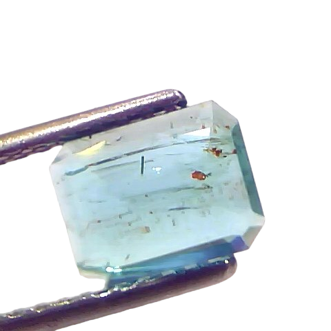 1.65 Ct GII Certified Untreated Natural Zambian Emerald Gemstone Panna 1.65 Ct GII Certified Untreated Natural Zambian Emerald Gemstone Panna