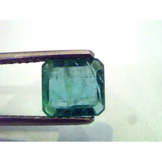 1.65 Ct Unheated Untreated Natural Zambian Emerald Gemstone