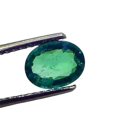 1.66 Ct GII Certified Untreated Natural Zambian Emerald Panna AAA