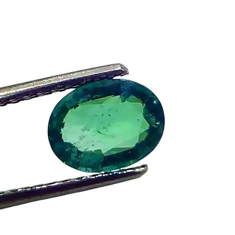 1.66 Ct GII Certified Untreated Natural Zambian Emerald Panna AAA
