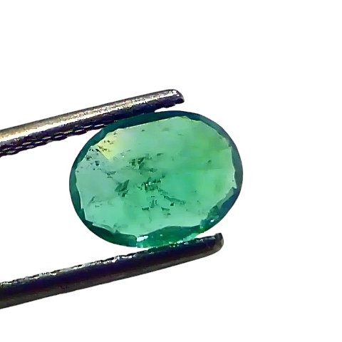 1.66 Ct GII Certified Untreated Natural Zambian Emerald Panna AAA
