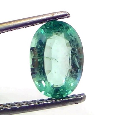 1.67 Ct GII Certified Untreated Natural Colombian Emerald Gemstone AAA
