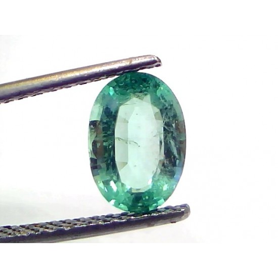 1.67 Ct GII Certified Untreated Natural Colombian Emerald Gemstone AAA