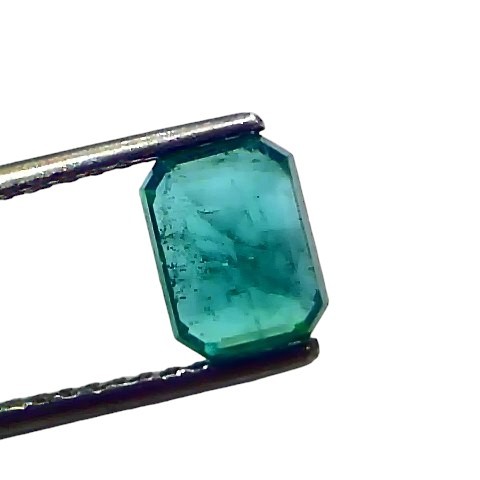 1.67 Ct GII Certified Untreated Natural Zambian Emerald Panna AAA 1.67 Ct GII Certified Untreated Natural Zambian Emerald Panna AAA