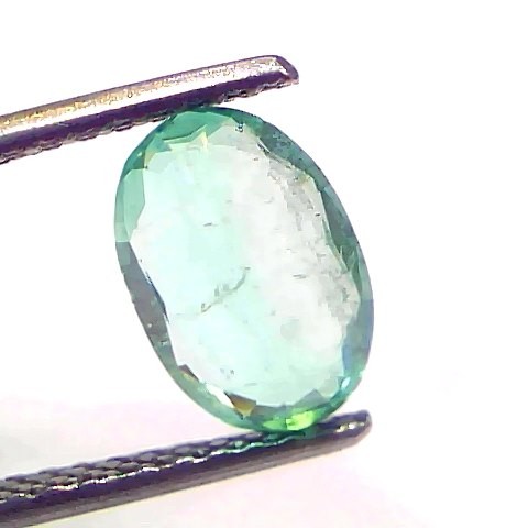 1.67 Ct GII Certified Untreated Natural Colombian Emerald Gemstone AAA